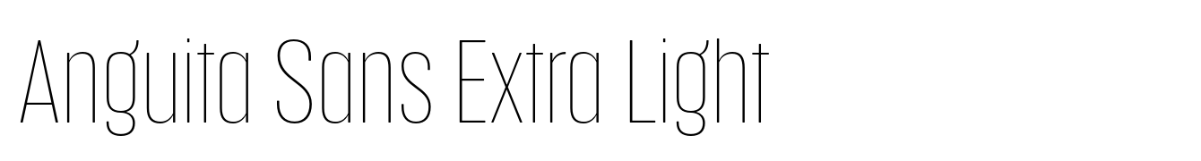 Anguita Sans Extra Light
